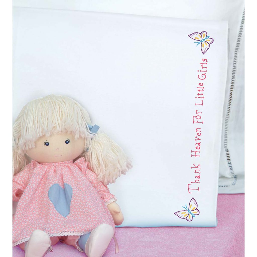 Ladbug's Children's Pillowcase Jack Dempsey Needle Art