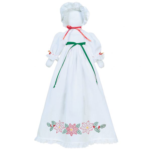 *** Poinsettia Pillowcase Doll