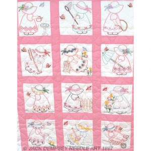 Girls Nursery Quilt Blocks