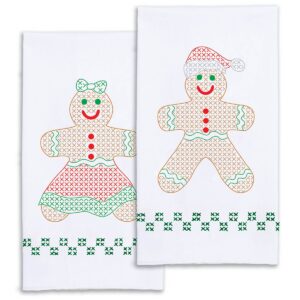 Gingerbread Boy & Girl Decorative Hand Towels