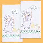 Little Witch Decorative Hand Towels