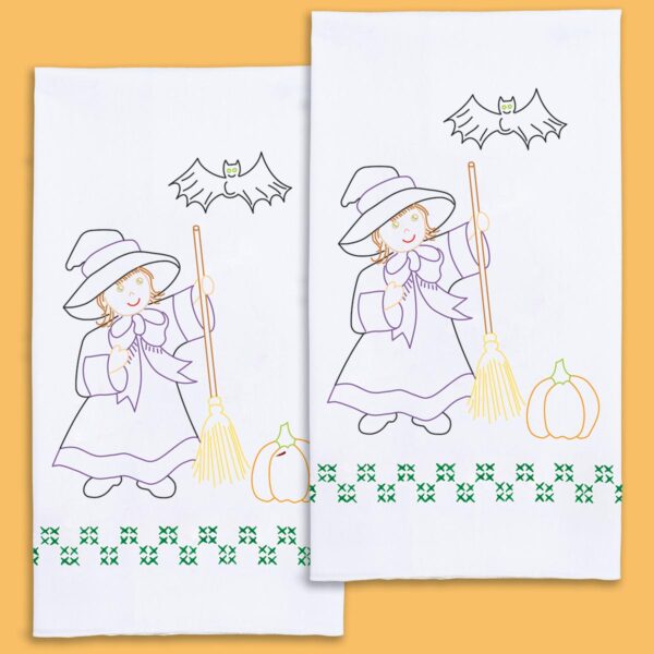 Little witch hand towels