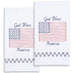 American Flag Decorative Hand Towels