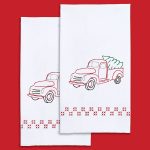 Old Truck Decorative Hand Towels