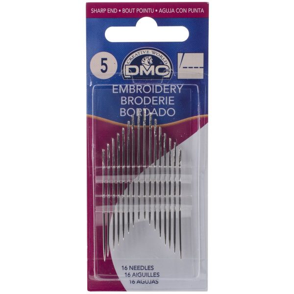 product id 38258 DMC size 5 Embroidery needles