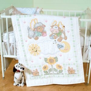 Heavenly Creatures Crib Quilt Top