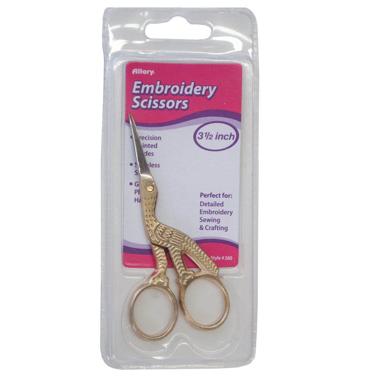 Gold-Plated Curved Embroidery Scissors – The Crafty Kit Company