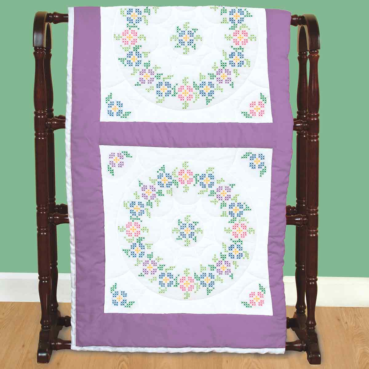 Circle of Flowers quilt blocks