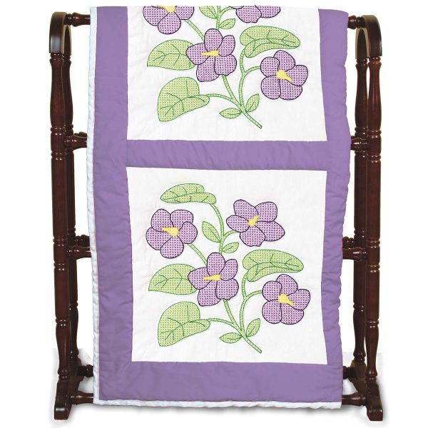 *** Violets 18″ Quilt Blocks