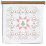 Cross-Stitch Christmas Tree Wall Quilt