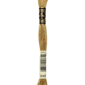 **DMC 117-3045 Dark Yellow Beige Embroidery Floss