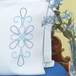 Cross-Stitch Design Pillowcases