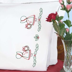 Sunbonnet Christmas pillowcases