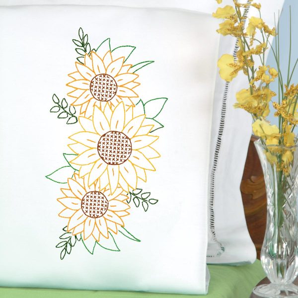 Golden Sunflowers Pillowcases 1600-721