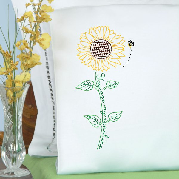 product id 1600704 Sunflower pillowcase