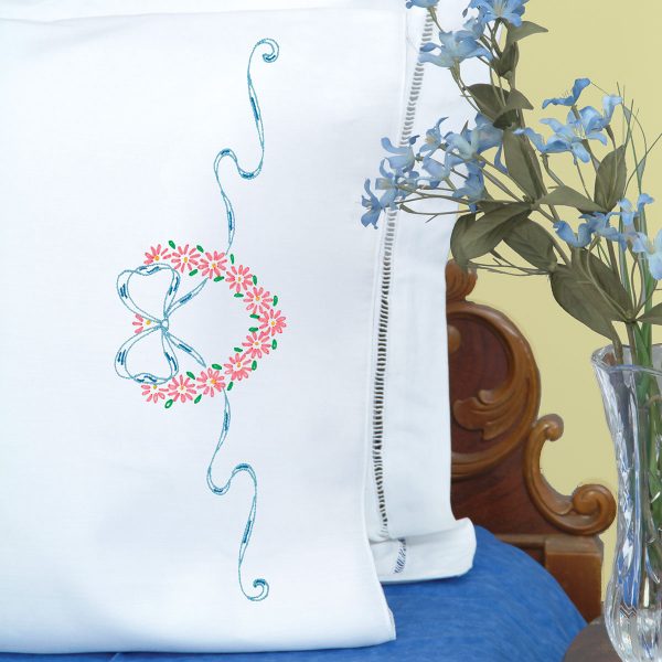 product id 1600746 Heart and Ribbon pillowcases