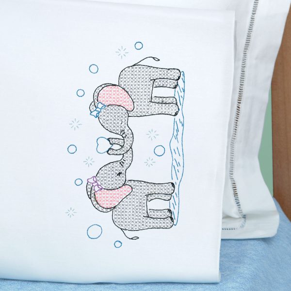 product id 1605924 Elephants children's pillowcase