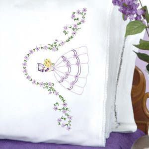 Colonial Lady Lace Edge Pillowcases 1800-827
