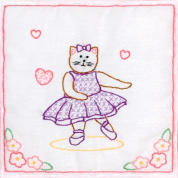 kitten quilt block