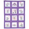 Elephants Nursery Quilt Blocks