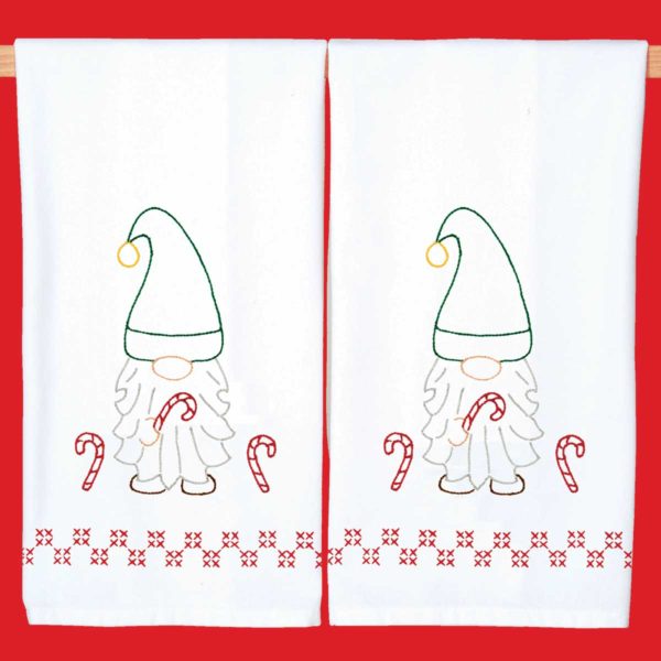 Christmas Gnome Flour Sack Towels