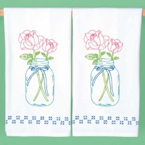 *** Roses Flour Sack Towels