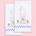 *** Easter Gnome Decorative Hand Towels