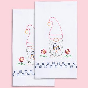 easter gnome hand towels