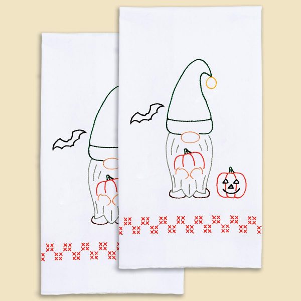 halloween gnome hand towels