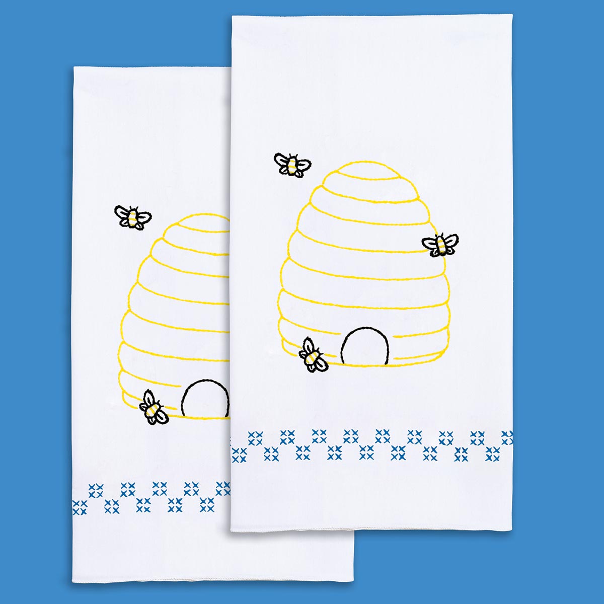 Bee Hive Decorative Hand Towels - Jack Dempsey Needle Art