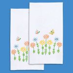 Field of Flowers Decorative Hand Towels