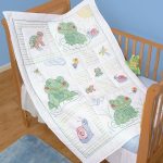 *** Frogs Crib Quilt Top