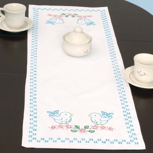 Love Birds table runner