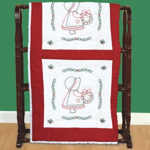 Sunbonnet Christmas quilt