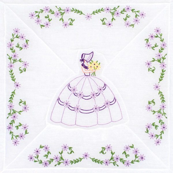 Colonial Lady 18″ Quilt Blocks