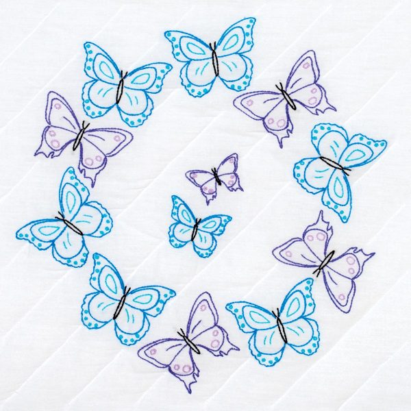 Brilliant Butterflies 18″ Quilt Blocks 732-859