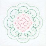 Cross-Stitch Flower 18″ Quilt Blocks