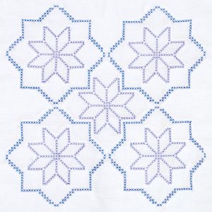 product id 732709 cross stitch stars quilt block
