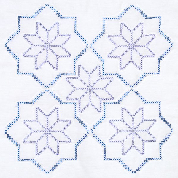product id 732709 cross stitch stars quilt block