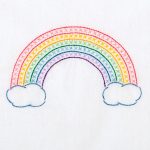 Rainbow 9" Quilt Block