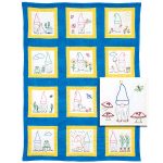 Gnomes Theme Quilt Blocks
