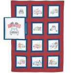 Trucks for all Seasons Theme Quilt Blocks