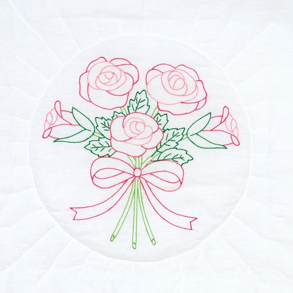 rose bouquet quilt block
