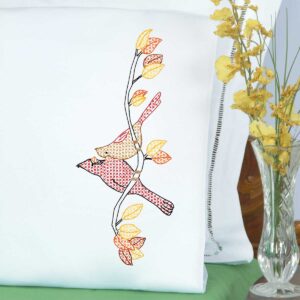 A Pair of Cardinals pillowcase