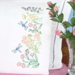 Dragonflies Perle Edge Pillowcases