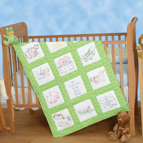 Noah's Ark baby quilt