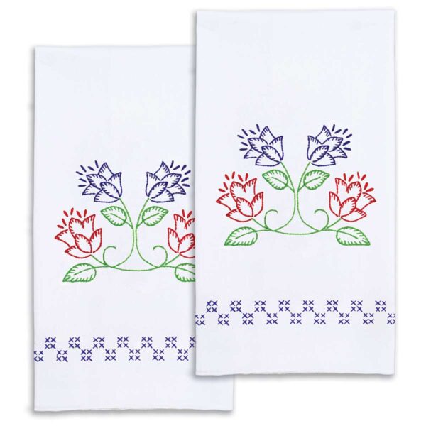 Tulips hand towels