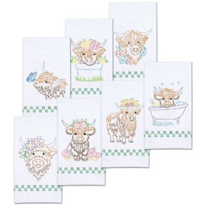 Highland Cows hand towel set