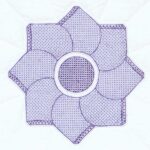 Heart Flowers 18″ Quilt Blocks