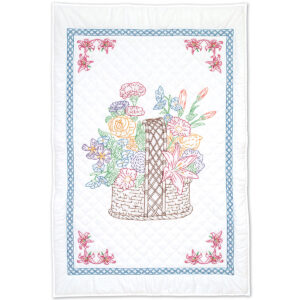 Basket of Flowers lap quilt